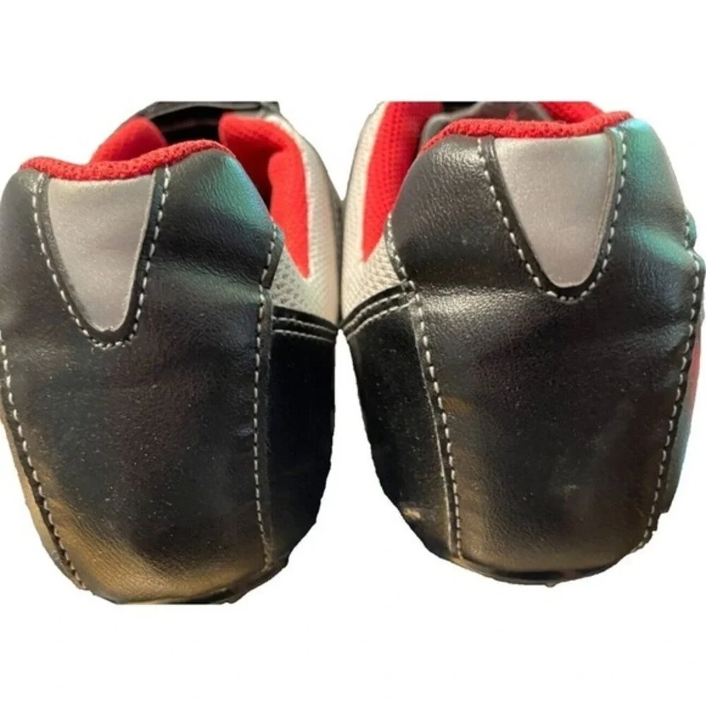 Venzo‎ Bicycle Shoes and Pedals BXRoads 42 UK size 7 US 8 Black & Red Road Bike